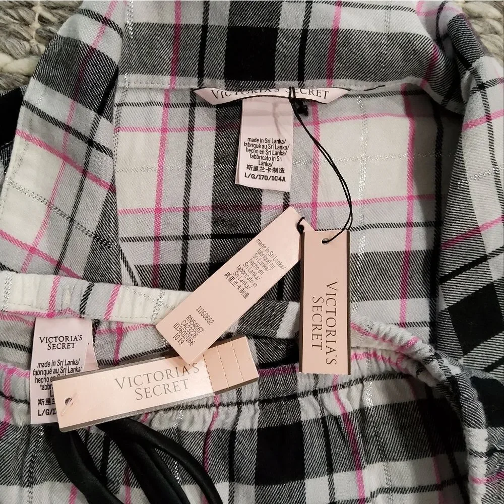 Victoria's Secret Cotton Pajama Set Size L
